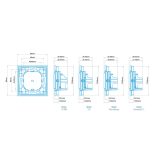 Shelly Wall Switch 2 – fali villanykapcsoló, 2 gombos, fehér