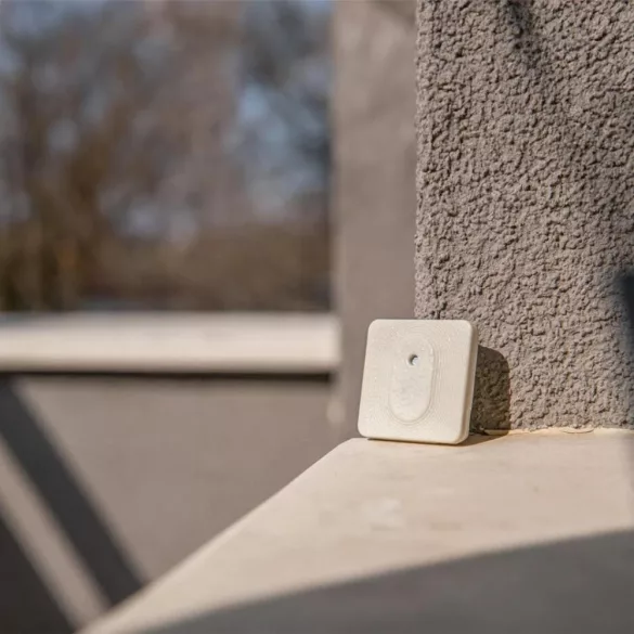 Shelly BLU H&T ZB – kültéri pára és hőmérséklet szenzor, Bluetooth, Zigbee, elefántcsont
