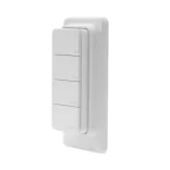 Shelly BLU RC Button 4 ZB – négy gombos távirányító, Bluetooth, Zigbee, fehér