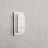 Shelly BLU RC Button 4 ZB – négy gombos távirányító, Bluetooth, Zigbee, fehér