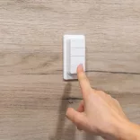 Shelly BLU RC Button 4 ZB – négy gombos távirányító, Bluetooth, Zigbee, fehér