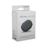 Shelly Button Add-on – nyomógomb kiegészítő relémodul foglalattal Plus (Gen2), Gen3 és Gen4 Shelly modulokhoz, fekete