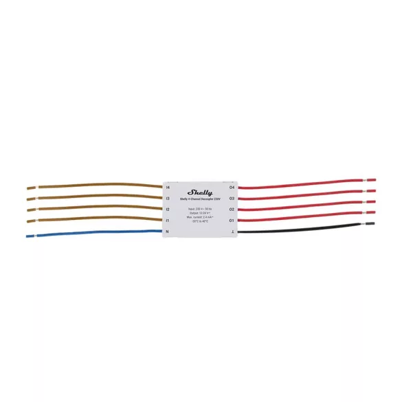 Shelly 4-Channel Decoupler 230V – ac/dc konverter