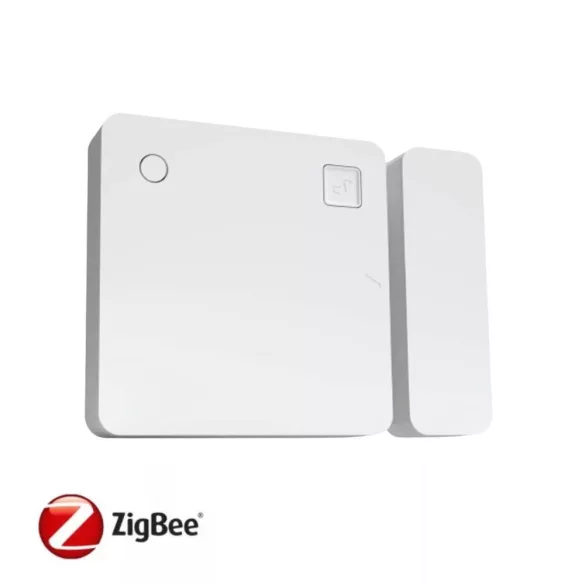 Shelly BLU Door/Window ZB – ajtó/ablaknyitás és dőlésszög érzékelő, fényszenzorral, Bluetooth, Zigbee, fehér