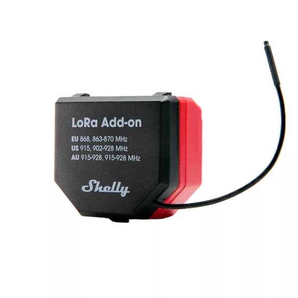 Shelly LoRa Add-on  – nagy hatótávolságú kommunikációs bővítőmodul Shelly retrofit relékhez (2 db)