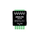 Shelly Analog 0-30 V Add-on  – Kiegészítő csatlakozó a The Pill by Shelly többcélú bemeneti modulhoz
