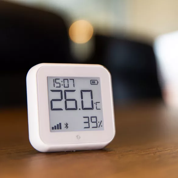 Shelly PLUS H&T Gen3 – pára és hőmérséklet szenzor, Wi-Fi, fehér