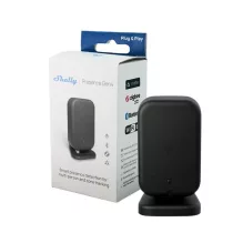  Shelly Presence Gen4 – mmWave jelenlét, fény és hőmérséklet szenzor, Zigbee, Wi-Fi, Bluetooth, Matter, fekete