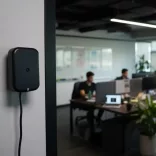 Shelly Presence Gen4 – mmWave jelenlét és fény szenzor, Zigbee, Wi-Fi, Bluetooth, Matter, fekete
