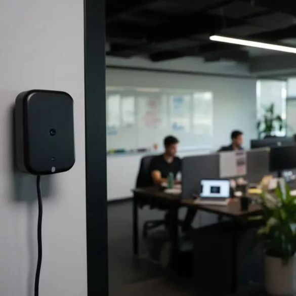 Shelly Presence Gen4 – mmWave jelenlét és fény szenzor, Zigbee, Wi-Fi, Bluetooth, Matter, fekete