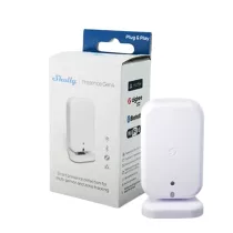   Shelly Presence Gen4 –  mmWave jelenlét és fény szenzor, Zigbee, Wi-Fi, Bluetooth, Matter, fehér