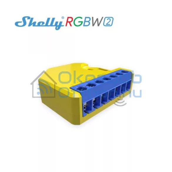 Shelly RGBW2 RGBW LED csík és LED izzó okosvezérlés