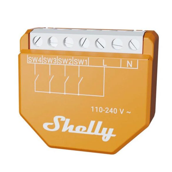 Shelly WAVE i4 LR – bemeneti modul, Z-Wave EU Long Range