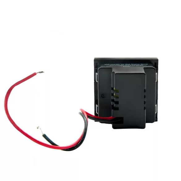 Shelly USB-A + USB-C töltő, kiegészítő modul az asztali tartóhoz, fekete