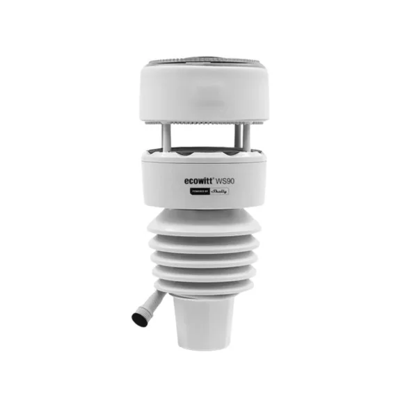 Shelly-Ecowitt WS90 7-in-1 weather station – 7 az 1-ben időjárás állomás, Bluetooth, Zigbee, fehér