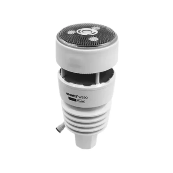 Shelly-Ecowitt WS90 7-in-1 weather station – 7 az 1-ben időjárás állomás, Bluetooth, Zigbee, fehér