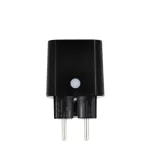 Shelly Plug M Gen3 – Wi-Fi + Bluetooth, Matter kompatibilis, fogyasztásmérős okoskonnektor, fekete