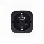 Shelly Plug M Gen3 – Wi-Fi + Bluetooth, Matter kompatibilis, fogyasztásmérős okoskonnektor, fekete