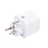 Shelly Plug M Gen3 – Wi-Fi + Bluetooth, Matter kompatibilis, fogyasztásmérős okoskonnektor, fehér