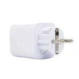 Shelly Plug M Gen3 – Wi-Fi + Bluetooth, Matter kompatibilis, fogyasztásmérős okoskonnektor, fehér