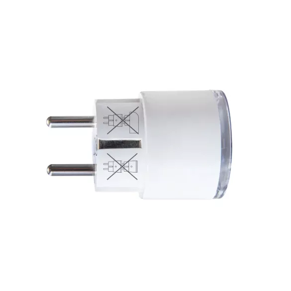 Shelly Plug S Gen3 – fogyasztásmérős okoskonnektor, Wi-Fi, Bluetooth, Matter, fehér