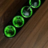 Shelly Power Strip 4 Gen4 –  okos konnektor elosztó négy aljzattal, fogyasztásmérős, Wi-Fi, Zigbee, Matter, fekete