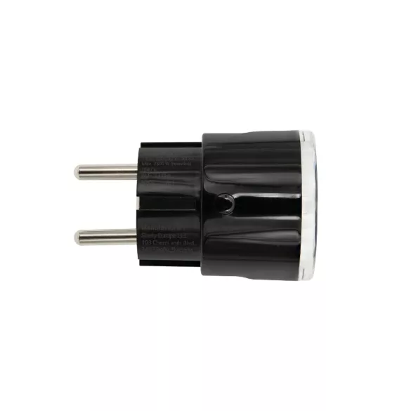 Shelly Wave Plug S – fogyasztásmérős okoskonnektor, Z-Wave LR, fekete
