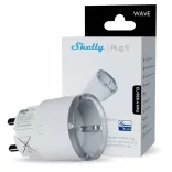 Shelly Wave Plug S – fogyasztásmérős okoskonnektor, Z-Wave, fehér