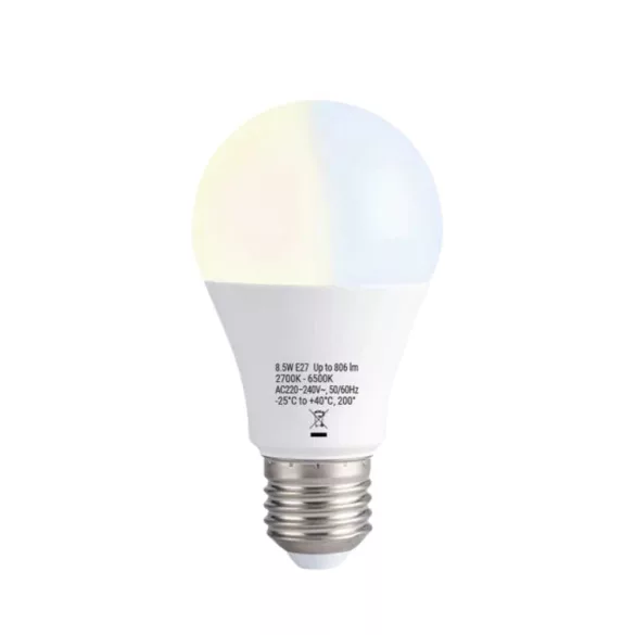 Shelly Duo Bulb E27 Gen3 – okos villanykörte, dimmelhető, fénymelegség-állítható, Wi-Fi, Bluetooth