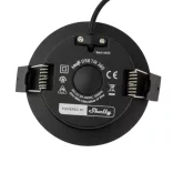 Shelly LightSolutions Hilux DS8 Black – okos spot lámpa, dimmelhető, színhőmérséklet 2200K – 6000K, Wi-Fi, Bluetooth, fekete