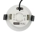 Shelly LightSolutions Hilux DS8 White – okos spot lámpa, dimmelhető, színhőmérséklet 2200K – 6000K, Wi-Fi, Bluetooth, fehér