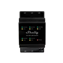 Shelly LAN Switch –  DIN-sínre szerelhető LAN switch