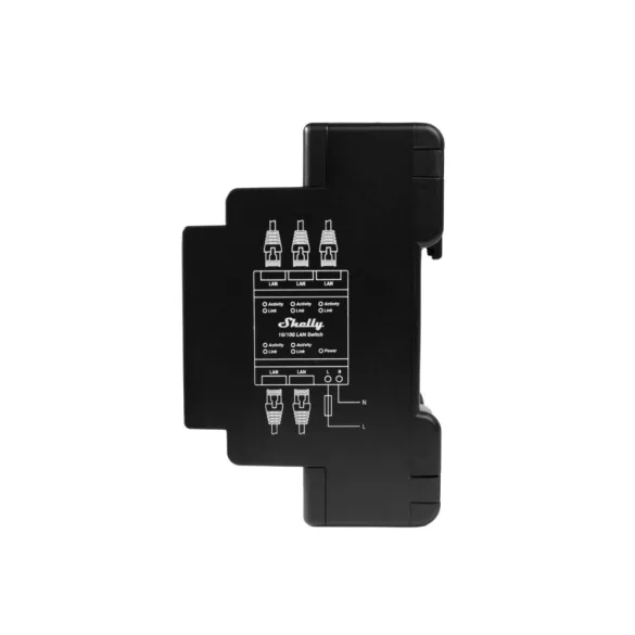 Shelly LAN Switch –  DIN-sínre szerelhető LAN switch