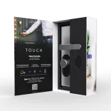 Shelly LOQED – okos zár, Wi-Fi, Bluetooth, ezüst színű