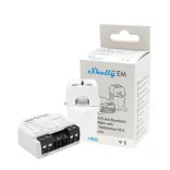Shelly EM Gen3 – egyfázisú, 2 áramkörös fogyasztásmérő, 1 db 50A áramváltóval, Wi-Fi, Bluetooth
