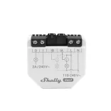 Shelly EM Gen3 – egyfázisú, 2 áramkörös fogyasztásmérő, 1 db 50A áramváltóval, Wi-Fi, Bluetooth