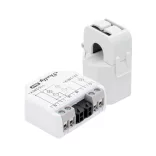 Shelly EM Gen4 –  egyfázisú két áramkörös fogyasztásmérő, 1 db 50A áramváltóval, 2A kontaktorral, Wi-Fi, Bluetooth, Zigbee, Matter (S4EM-002CXCEU)