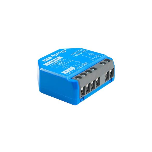 Shelly 1 Gen4 egy áramkörös Wi-Fi + Bluetooth / Zigbee 3.0  multi-protokoll okosrelé, Matter kompatibilis (16A)