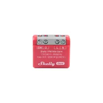   Shelly 1PM Mini Gen4 – egy áramkörös relé, fogyasztásmérés, Wi-Fi, Bluetooth, Zigbee, Matter