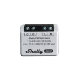 Shelly PM Mini Gen3 – egy áramkörös fogyasztásmérés, Wi-Fi, Bluetooth