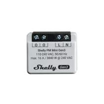   Shelly PM Mini Gen3 – egy áramkörös fogyasztásmérés, Wi-Fi, Bluetooth