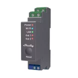 Shelly Pro 2 – két áramkörös relé, DIN, Wi-Fi, Ethernet, Bluetooth