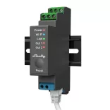 Shelly Pro 2 – két áramkörös relé, DIN, Wi-Fi, Ethernet, Bluetooth