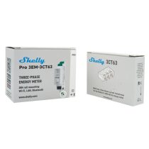   Shelly PRO 3EM 3CT63 okos Wi-Fi + Ethernet háromfázisú fogyasztásmérő, DIN-sínre