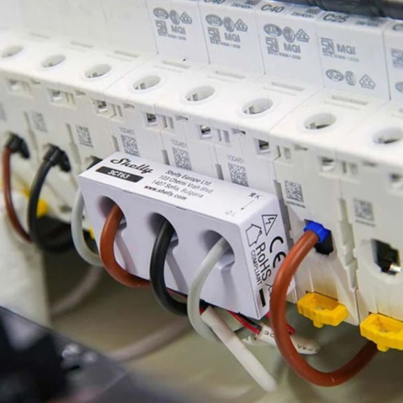 Shelly Pro 3EM 3CT63 – háromfázisú fogyasztásmérő, DIN, Wi-Fi, Bluetooth, Ethernet, Modbus