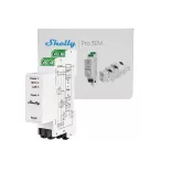Shelly Pro 3EM 120A V2 – fogyasztásmérő, három fázisú, 3 x 120A áramváltóval, Wi-Fi, Ethernet, Matter (SPEM-003CEBEU)