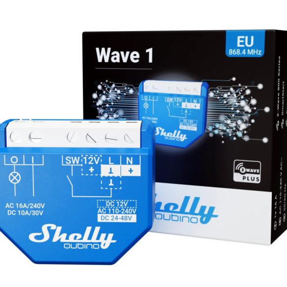 Shelly Qubino Wave 1 Z-Wave Okosrelé