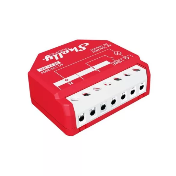 Shelly Qubino Wave 1PM – egy áramkörös relé, fogyasztásmérés, Z-Wave
