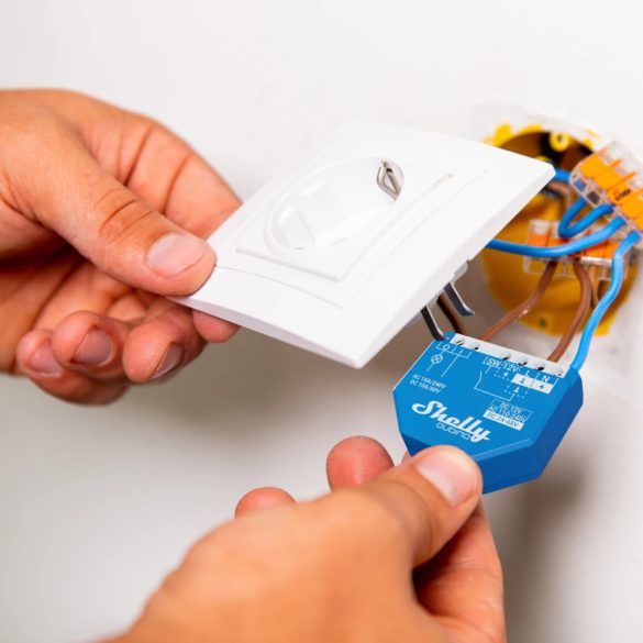 Shelly Qubino Wave 1 – egy áramkörös relé, Z-Wave