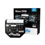 Shelly Qubino Wave 2PM – két áramkörös relé, fogyasztásmérés,  Z-Wave